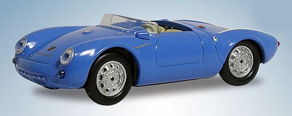 Ricko 38667 1:87 Blue Porsche 550 Spyder Car