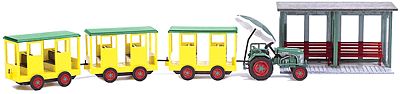 Busch 1066 1:87 Sightseeing Train w/Station