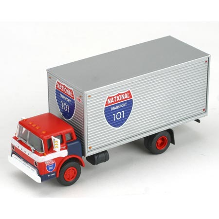 Athearn 2760 HO National Transport # 101 Ford C-Series W/Box Van Body