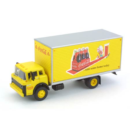 Athearn 8202 HO Yellow Coke "Take Some Home Today" Ford C Series Truck