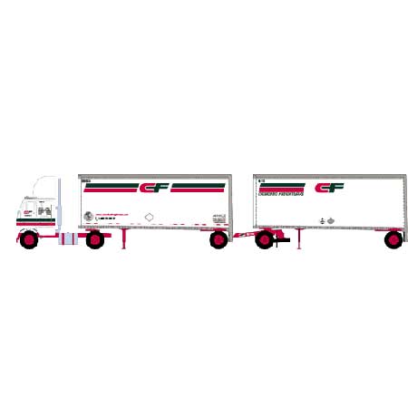 Athearn 91146 1:87 Canadian Freightways Freightliner w/2-28