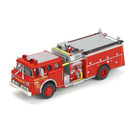 Athearn 92021 HO St Louis Ford C Fire Truck Foam Truck Road # 4 Ready To Roll