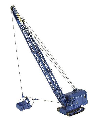 NZG 556 HO Scale Menck M251 Blue Excavator