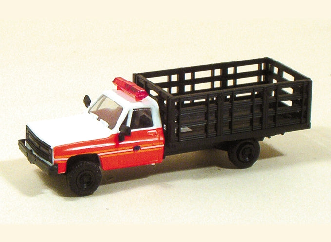 Trident Miniatures 90198 1:87 FDNY Chevrolet Stake Truck