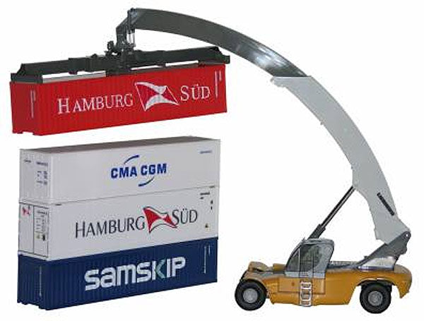 Herpa 302302 1:87 Liebherr Reachstacker LRS 645 - All or Mostly Plastic