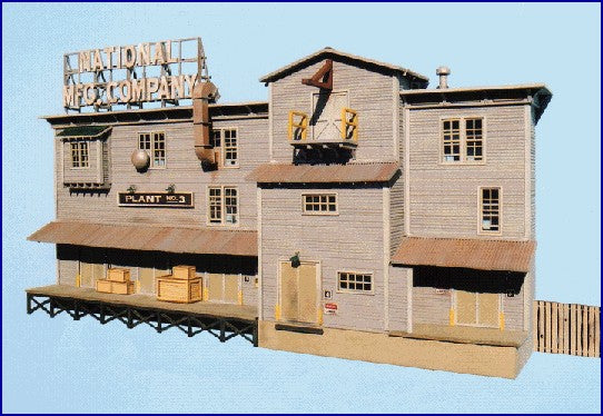 Blair Line 192 HO Backdrop Warehouse Laser-Cut Building Laser-Cut Building Kit