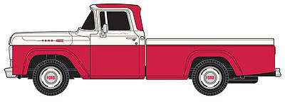 Classic Metal Works 30406 HO Mini Metals Mote Carlo Red '60 Ford Pickup Truck