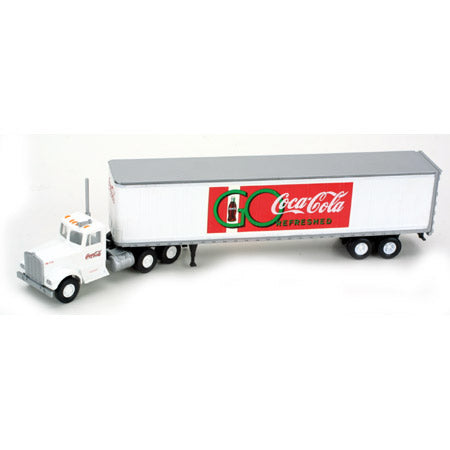 Athearn 8222 HO Go Reefers Coca-Cola Kenworth With Tractor & 45' Trailer