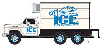 Classic Metal Works 30417 HO Mini Metals City Ice '60 Ford Refrigerated Truck