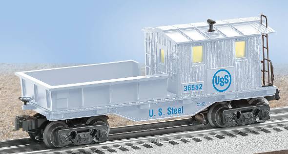 Lionel 6-36552 O Gauge US Steel Work Illuminated Caboose #36552