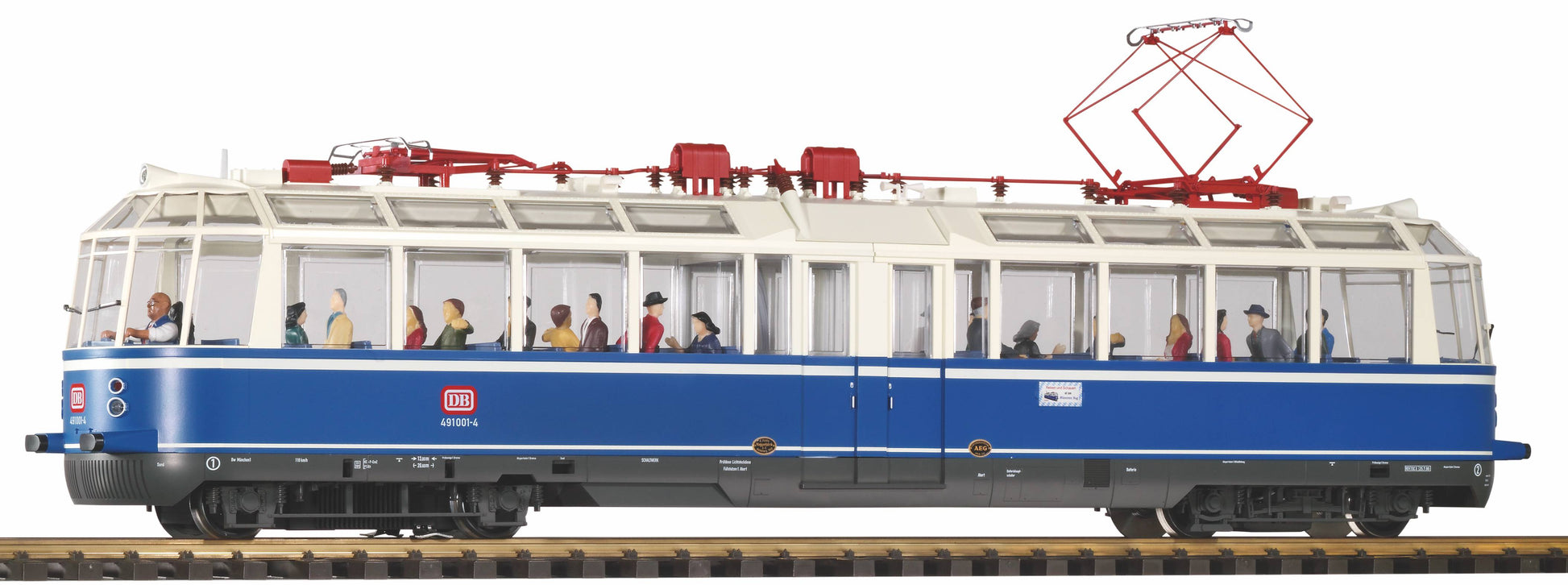 Piko 37331 G DB IV Glass Train Electric Locomotive with Sound