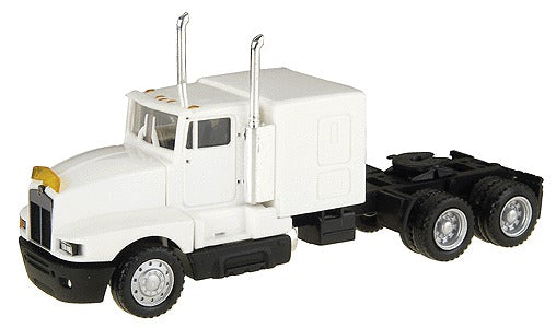 Promotex 25289 HO Herpa White Kenworth T-600 Long Flat Top Sleeper Tractor Kit