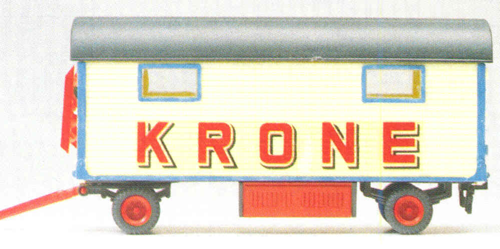 Preiser 21017 HO Zirkus Krone Baggage Car with Windows