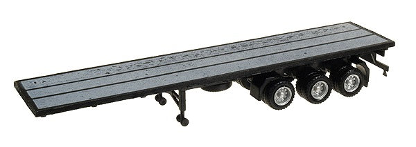 Herpa 5317 HO 40' 3-Axle Flatbed Semi Trailer without Tractor