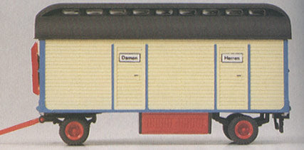 Preiser 21025 HO Circus Krone Toilet Wagon