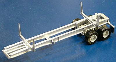 Alloy Forms 3029 1:87 30 Ft. Open Frame Logging Trailer W/Spoke Wheels Kit