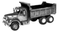 Alloy Forms 3034 1:87 HO Mack B-61 Triple Axle Dump Truck Kit