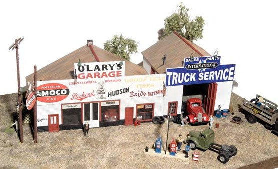 JL Innovative Design 481 HO O'Lary's Garage Wooden Building Kit