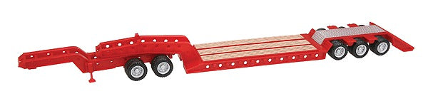 Herpa 5392 Heavy Equipment Trailer Red