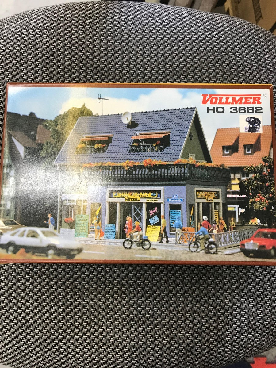 Vollmer 3662 HO Travel Agency Building Kit