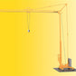 Kibri 10390 HO Mobile Crane with Trailer Plastic Model Building Kit