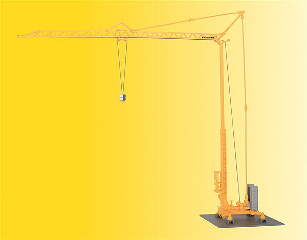 Kibri 10390 HO Mobile Crane with Trailer Plastic Model Building Kit