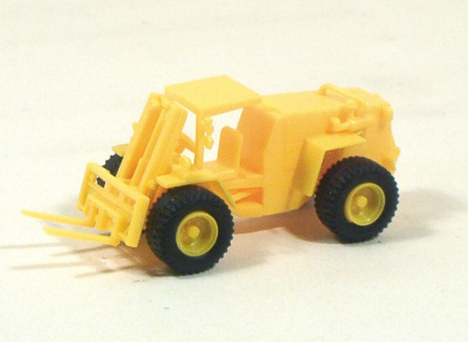 Trident Miniatures 90094 HO Scale Yellow Articulated 4 x 4 Fork Lift