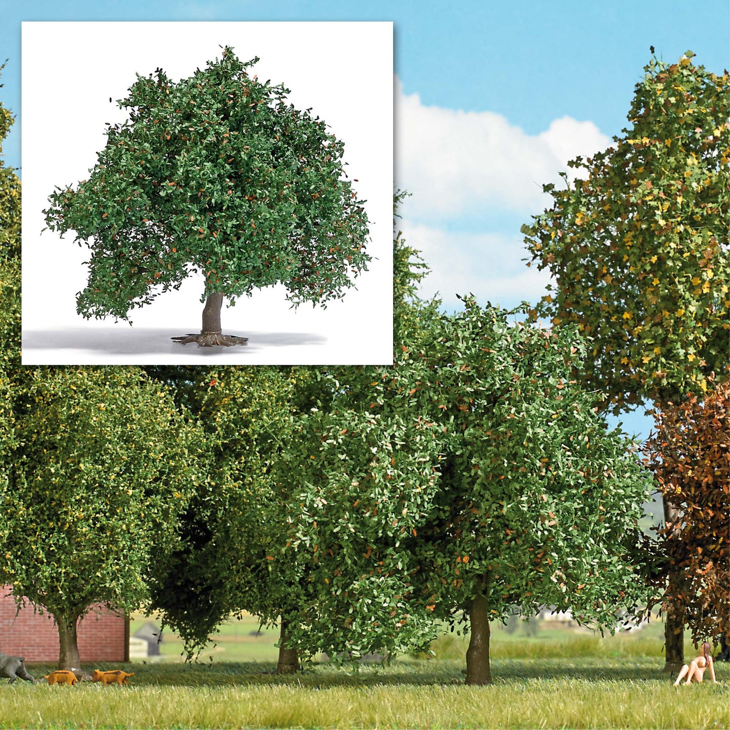Busch 3663 3.7" Small Late Summer Oak