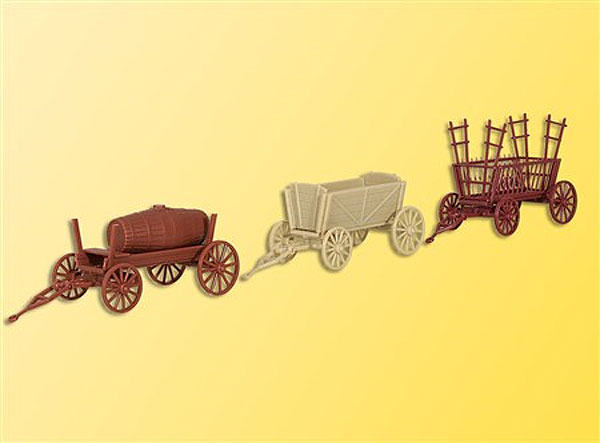 Kibri 15703 1:87 Old-Time Farm Wagons