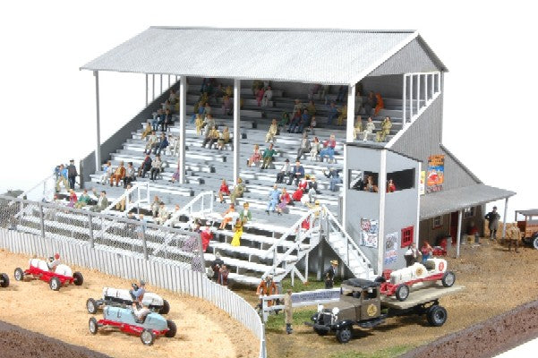 JL Innovative Design 551 HO Riverside Speedway Grandstand Wooden Kit