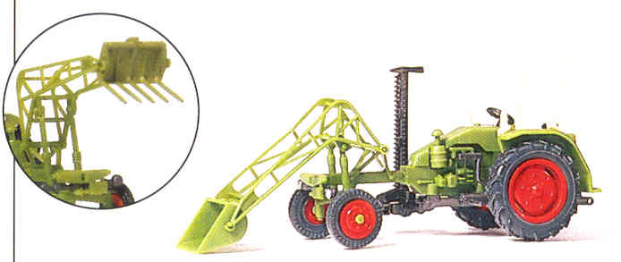 Preiser 17928 HO Farm Tractor with Forklift