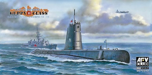 AFV Club SE73513 1:350 USN Guppy II Class Submarine Ship Kit