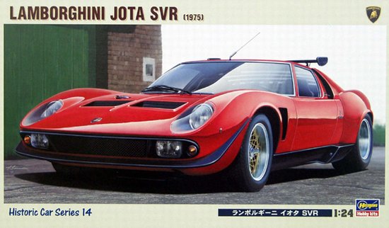 Hasegawa 21214 1:24 1975 Lamborghini Jota SVR Car Plastic Model Kit