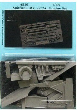 Aires Hobby 4310 1:48 Airfix Spitfire F Mk. 22/24 Engine Set Resin Aircraft