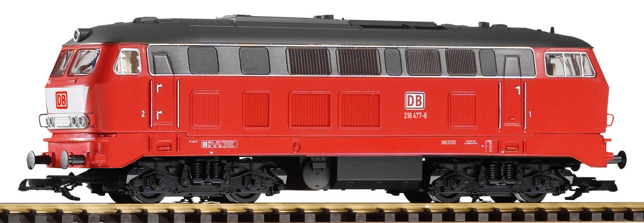 Piko 37512 G Deutsche Bahn V BR 218 Diesel Locomotive w/Bib & Sound