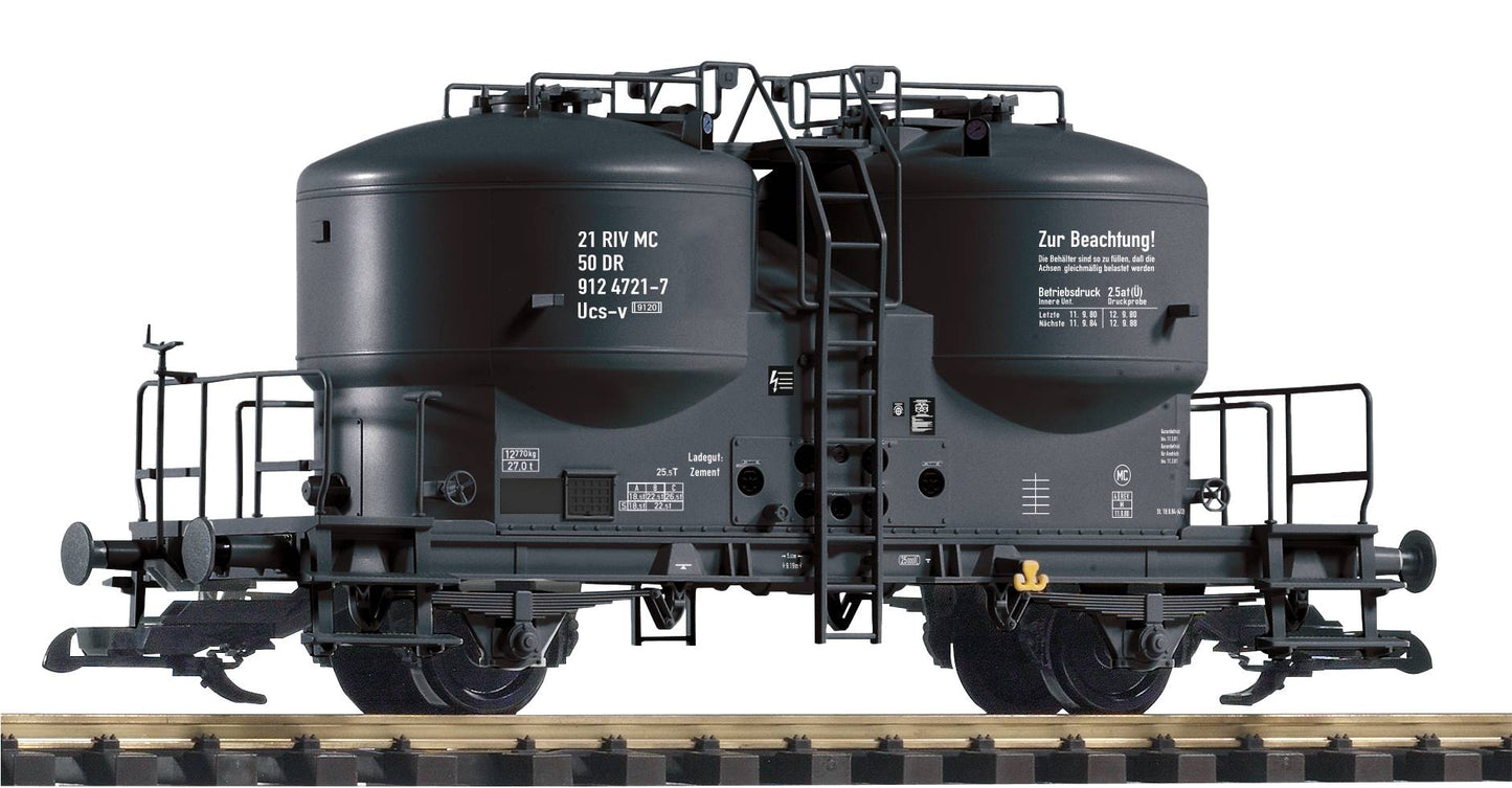 Piko 37796 G German National Railway IV Gray Chassis Cement Silo Car