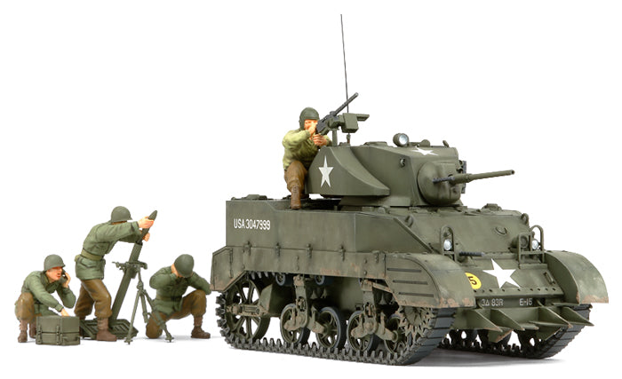 Tamiya 35313 1:35 M5A1 US Light Military Tank Model Kit