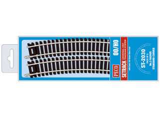 Peco ST-2030 HO Nickel Silver Code 100 22.5 Degree Standard Curved Setrack