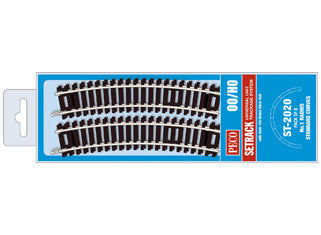 Peco ST-2020 HO Code 100 Nickel Silver 22.5 Degree Standard Curved Setrack