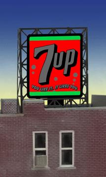 Miller Engineering 338945 N/Z 7Up Rooftop Sign