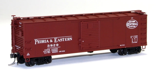 Broadway Limited 1762 HO Peoria & Eastern 486 40' Steel Boxcar #3829