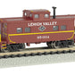Bachmann 16858 N Lehigh Valley Tuscan Red Northeast Steel Caboose #95004