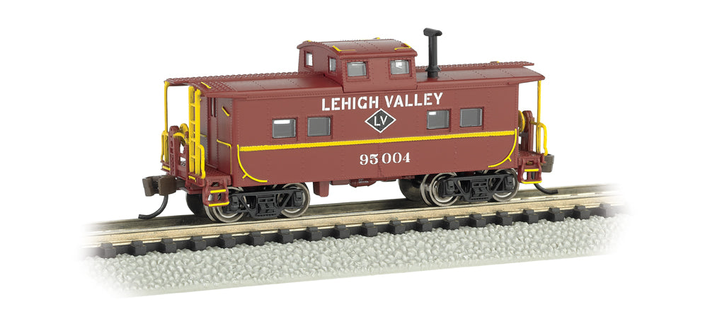 Bachmann 16858 N Lehigh Valley Tuscan Red Northeast Steel Caboose #95004