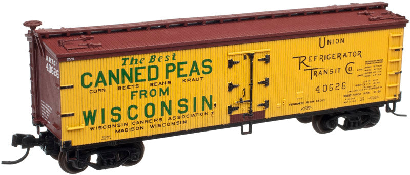 Atlas 50001756 N 40' Wood Reefer, Wisconsin Canners Assoc #40625
