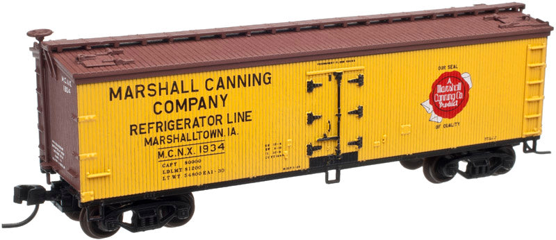Atlas 50001752 N 40' Wood Reefer, Marshall Canning Company #1934