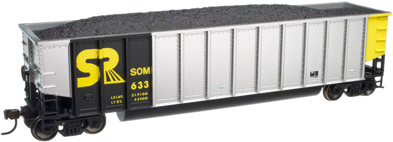 Atlas 20002812 HO Trainman Aluminum Coal Gondola, Somerset RR #633