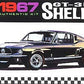 AMT 834 1:25 1967 Shelby GT350 Car (Black) Model Car Kit