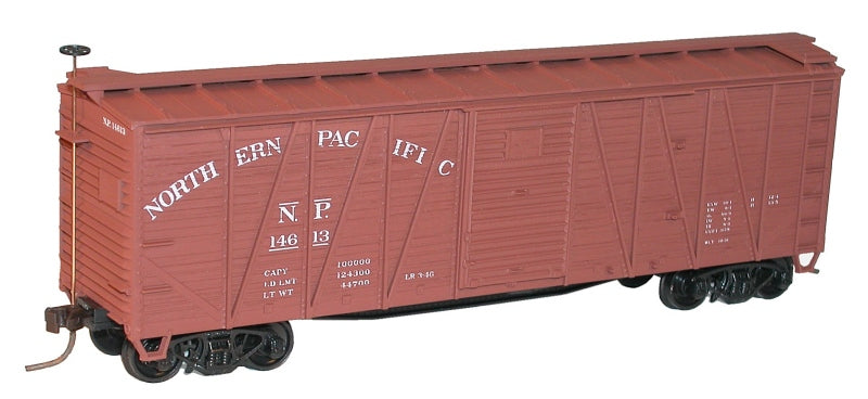Accurail 45032 HO Scale Northern Pacific Wood Boxcar Kit Road #: 14613
