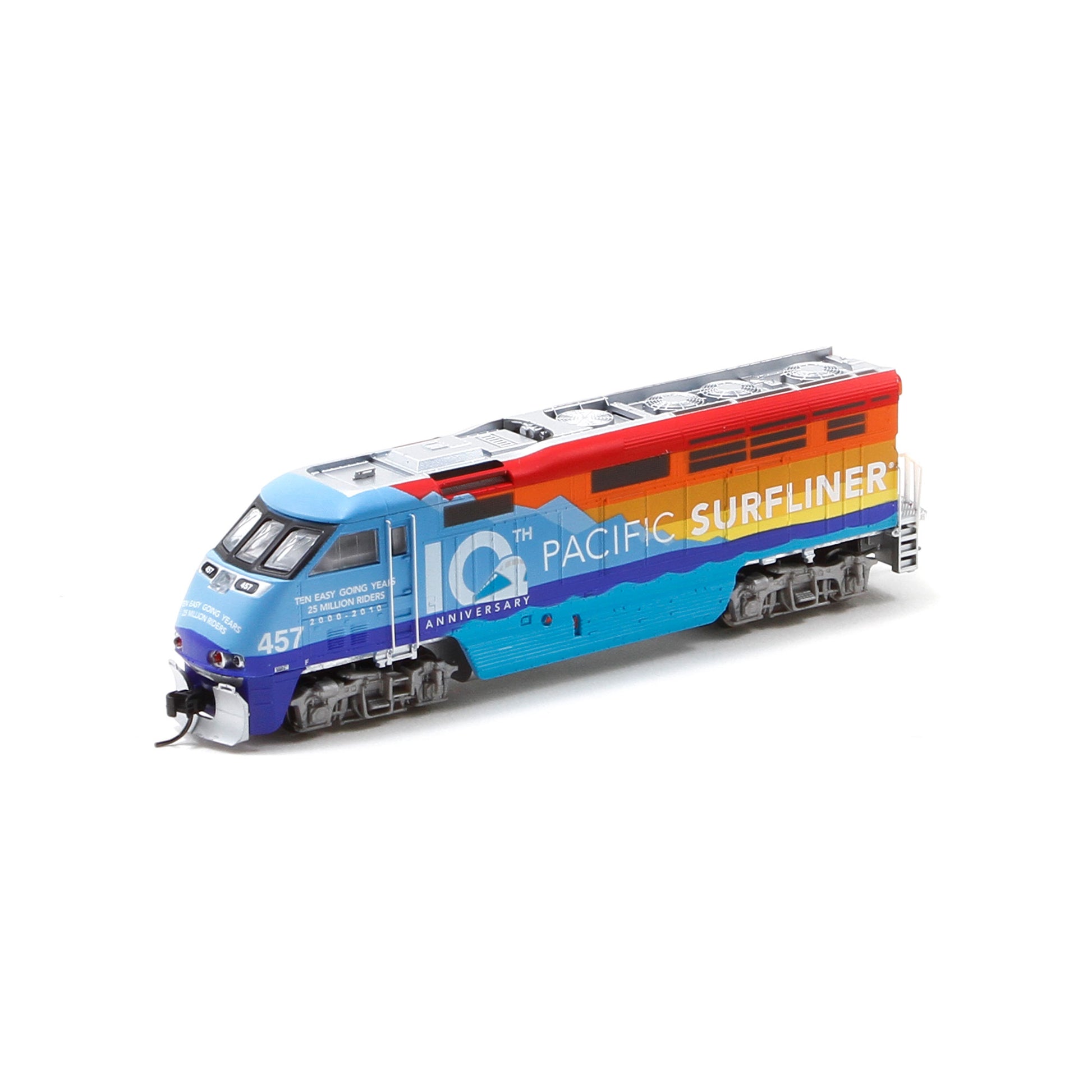 Athearn 23731 N Amtrak 10th Anniversary Paint F59PHI Diesel Locomotive #457