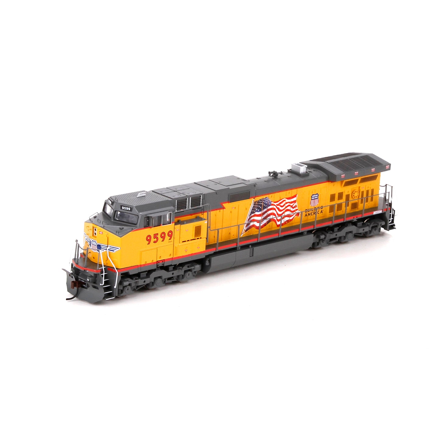 Athearn 29243 HO UP C44-9W Diesel Locomotive with Flag #9599